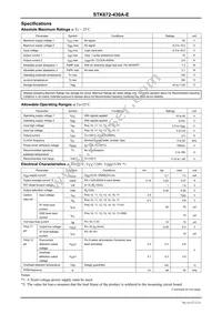 STK672-430A-E Datasheet Page 2