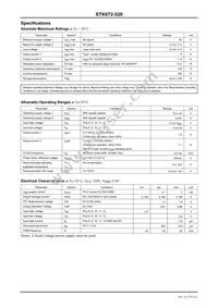 STK672-520 Datasheet Page 2
