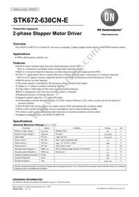 STK672-630CN-E Datasheet Cover