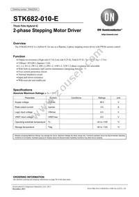 STK682-010-E Datasheet Cover