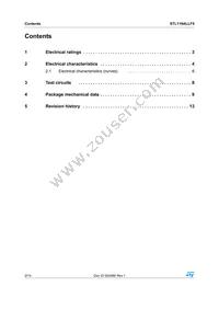 STL11N4LLF5 Datasheet Page 2