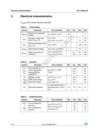 STL11N4LLF5 Datasheet Page 4