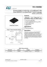 STL13N65M2 Datasheet Cover