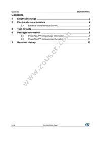 STL140N4F7AG Datasheet Page 2