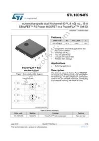 STL15DN4F5 Datasheet Cover