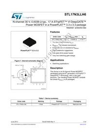 STL17N3LLH6 Datasheet Cover