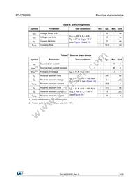 STL17N65M5 Datasheet Page 5