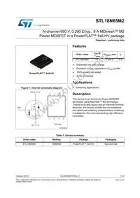 STL18N65M2 Datasheet Cover