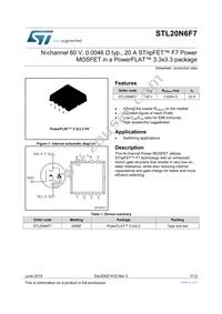 STL20N6F7 Datasheet Cover