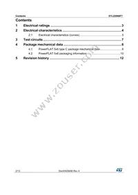 STL220N6F7 Datasheet Page 2