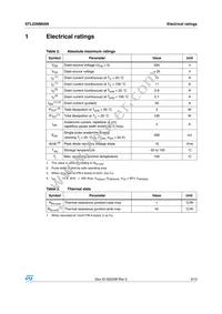 STL23NM50N Datasheet Page 3