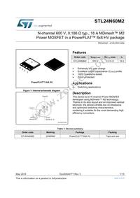 STL24N60M2 Datasheet Cover