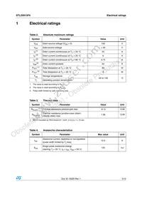 STL25N15F4 Datasheet Page 3