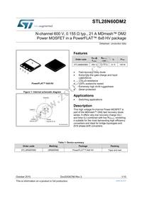 STL28N60DM2 Datasheet Cover