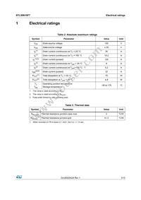 STL30N10F7 Datasheet Page 3