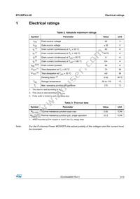 STL30P3LLH6 Datasheet Page 3