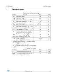 STL34N65M5 Datasheet Page 3