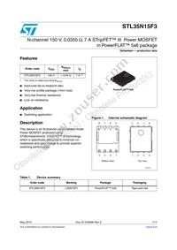 STL35N15F3 Datasheet Cover