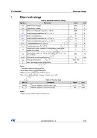STL38N65M5 Datasheet Page 3