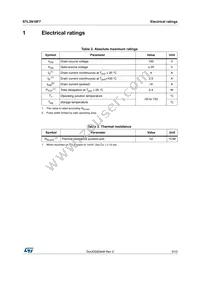 STL3N10F7 Datasheet Page 3