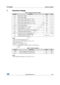 STL3N65M2 Datasheet Page 3