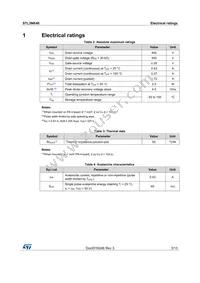 STL3NK40 Datasheet Page 3
