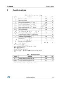 STL3NM60N Datasheet Page 3