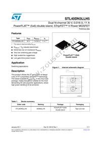 STL40DN3LLH5 Datasheet Cover