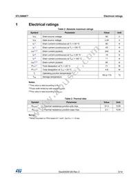 STL50N6F7 Datasheet Page 3