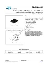 STL56N3LLH5 Datasheet Cover