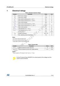 STL60P4LLF6 Datasheet Page 3