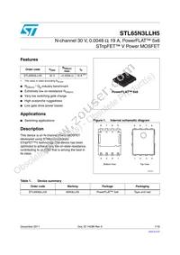 STL65N3LLH5 Datasheet Cover