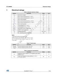 STL7N60M2 Datasheet Page 3