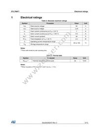 STL7N6F7 Datasheet Page 3