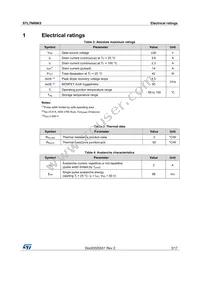 STL7N80K5 Datasheet Page 3