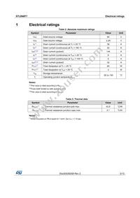 STL8N6F7 Datasheet Page 3