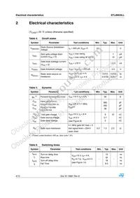 STL8NH3LL Datasheet Page 4