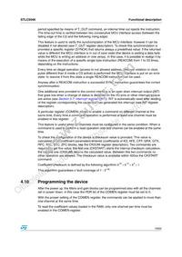 STLC5048TR Datasheet Page 19