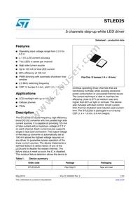 STLED25JR Datasheet Cover