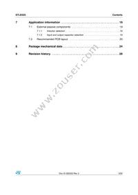 STLED25JR Datasheet Page 3