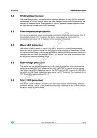 STLED25JR Datasheet Page 19