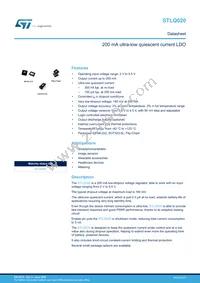 STLQ020J25R Datasheet Cover