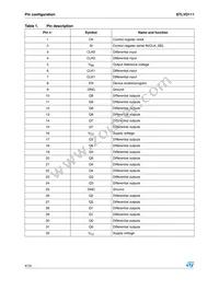 STLVD111BFR Datasheet Page 4