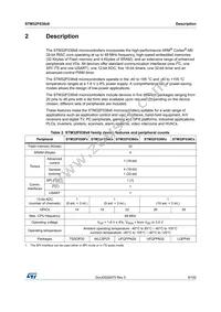 STM32F038C6T7 Datasheet Page 9