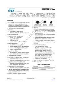 STM32F378VCT6 Datasheet Cover