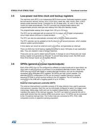 STM32L152ZET6D Datasheet Page 23