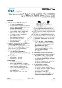 STM32L471RGT6TR Datasheet Cover