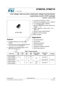 STM6710FWB7F Datasheet Cover