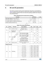 STM6710FWB7F Datasheet Page 12