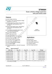 STM6904TZEDS6F Datasheet Cover